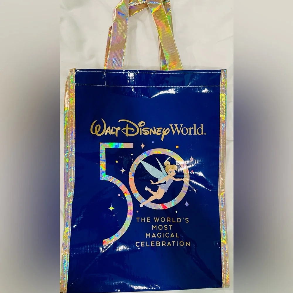 Walt Disney World Resort 50th Anniversary Reusable Tote Bag- set of 2 - Picture 8 of 9